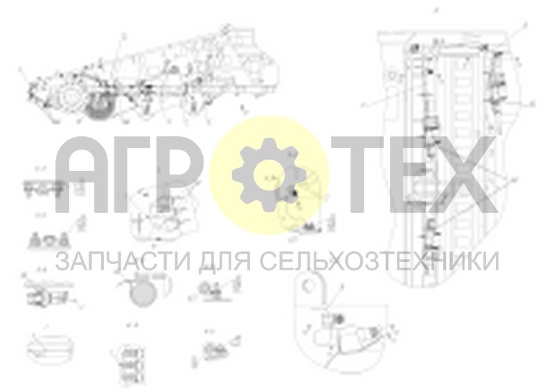 Чертеж Коммуникации электрические шасси (181.10.23.000)